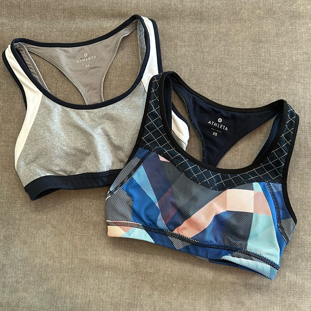 Pair of Athleta bras - size XS